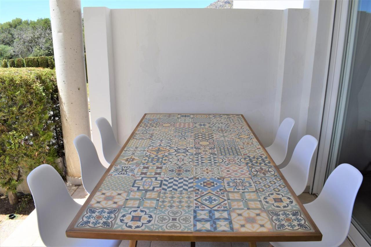 Ground Floor With Private Garden Bellresguard Daire Port de Pollença Dış mekan fotoğraf